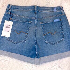 Seven 7 For All Mankind Roll Cuff Shorts  sz 27